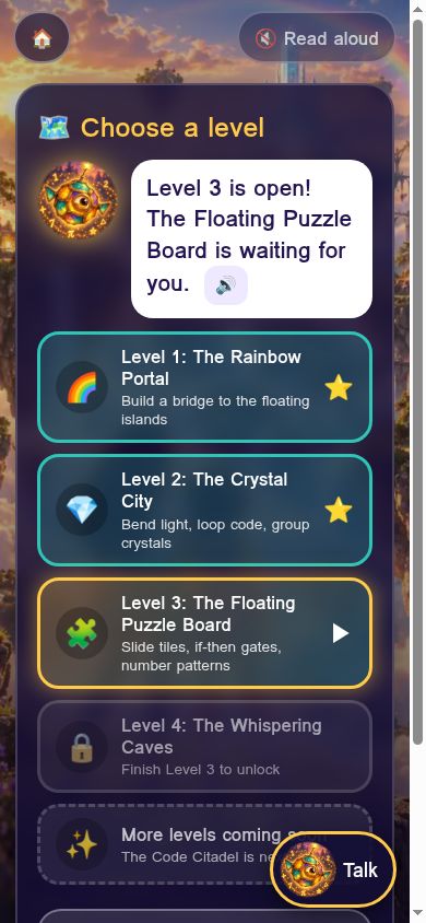 The level map